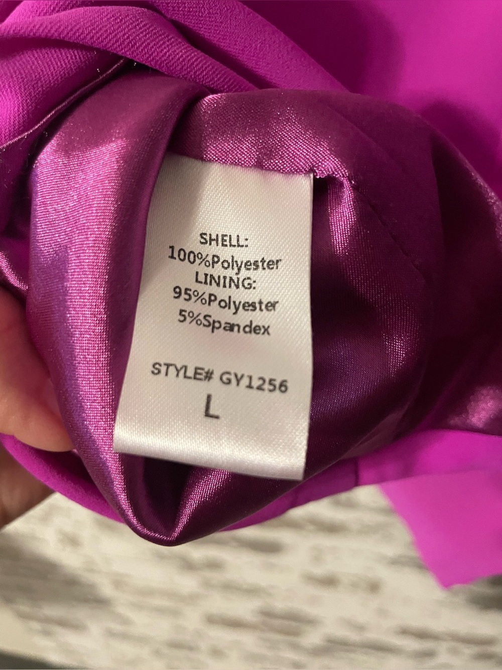 DO+BE Hot Pink Halter Mini Dress Size Large | Deep Plunge Open Back Cocktail - Picture 9 of 9